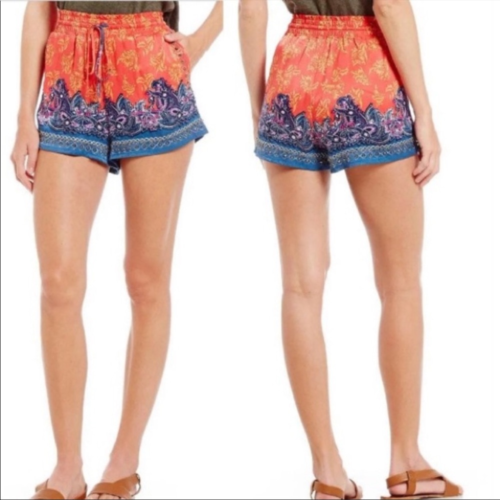Free People San Paulo Embellished Festival Shorts Size S